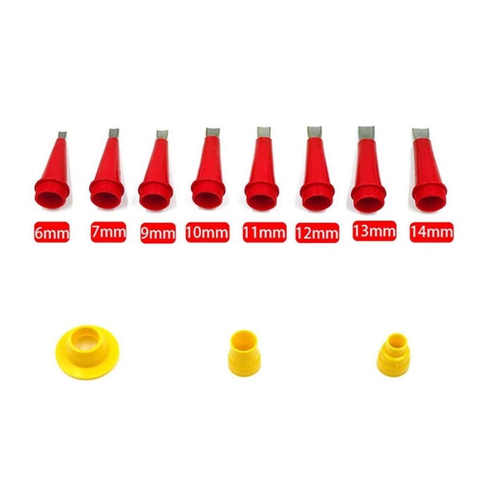 

Caulk Nozzle 16 Sizes 8pcs Plastic Stainless Steel