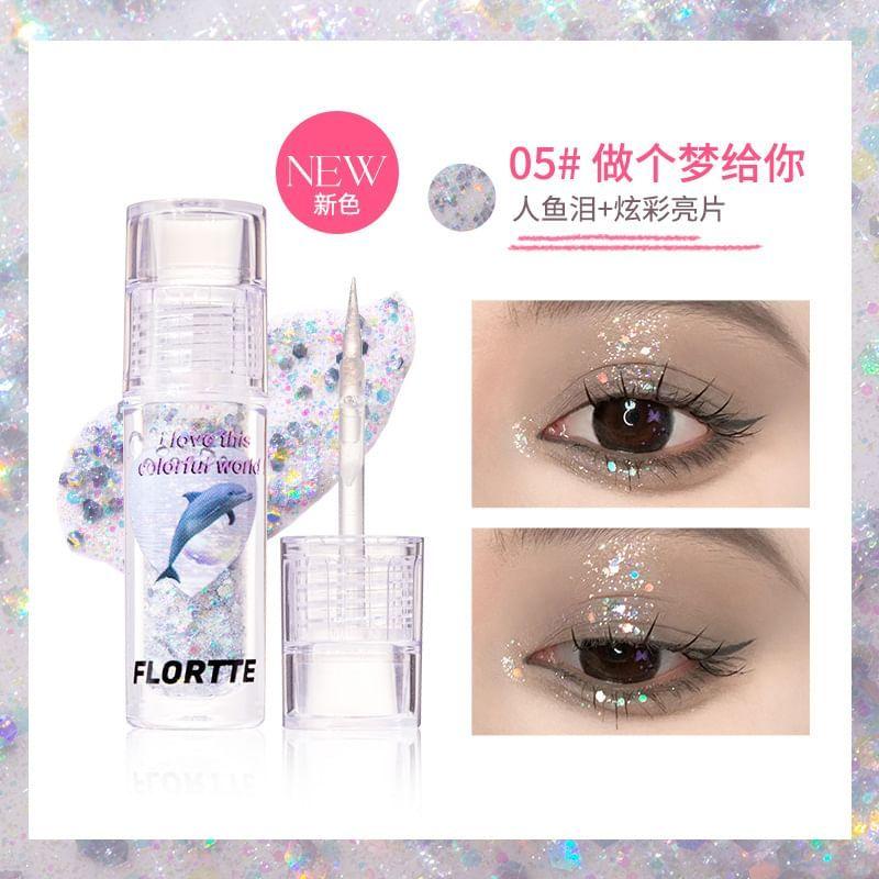 FLORTTE - SHINY LIQUID EYESHADOW - 4 Colors (5-8)