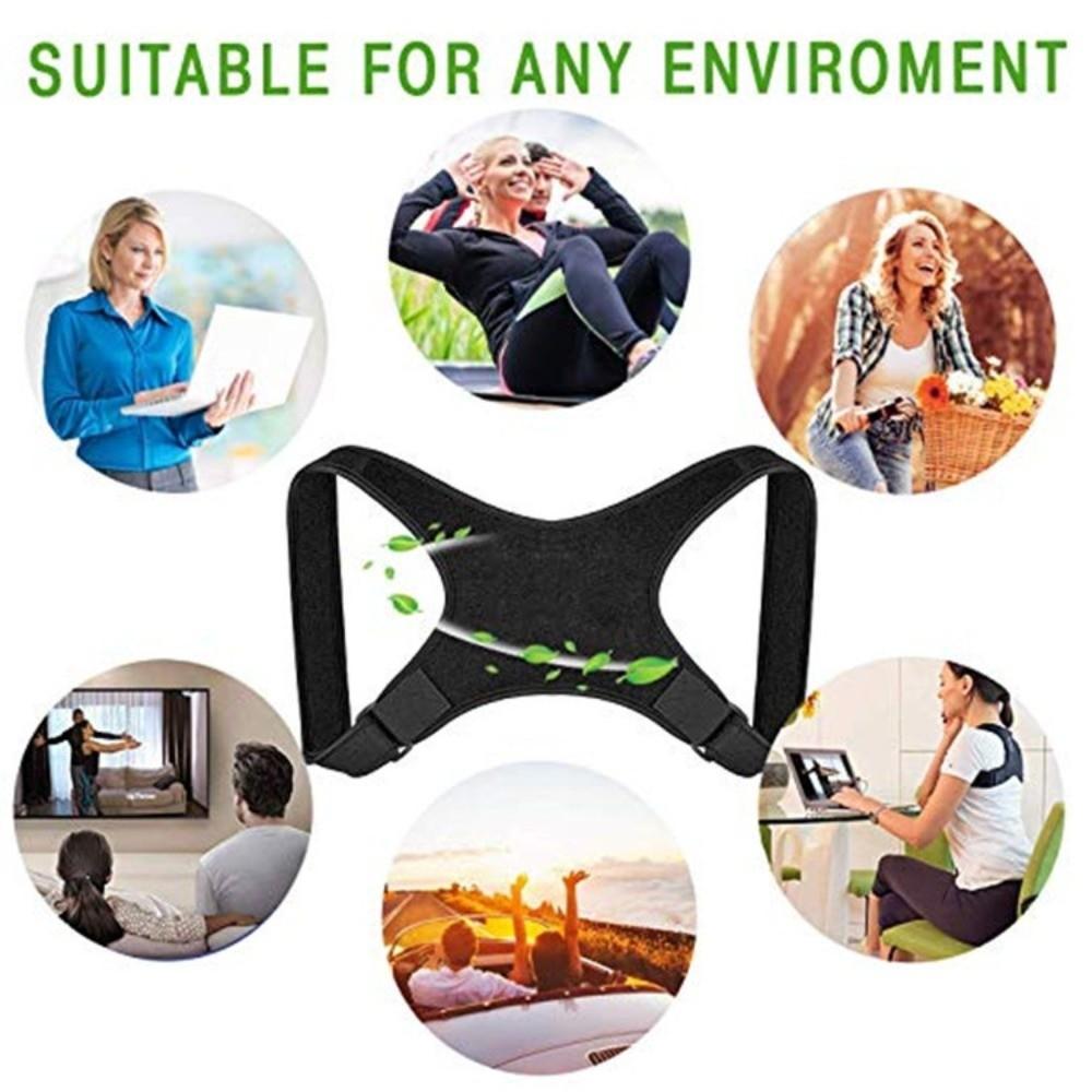 Adjustable Back Posture Corrector Fracture Support Back Correction Brace Sports
