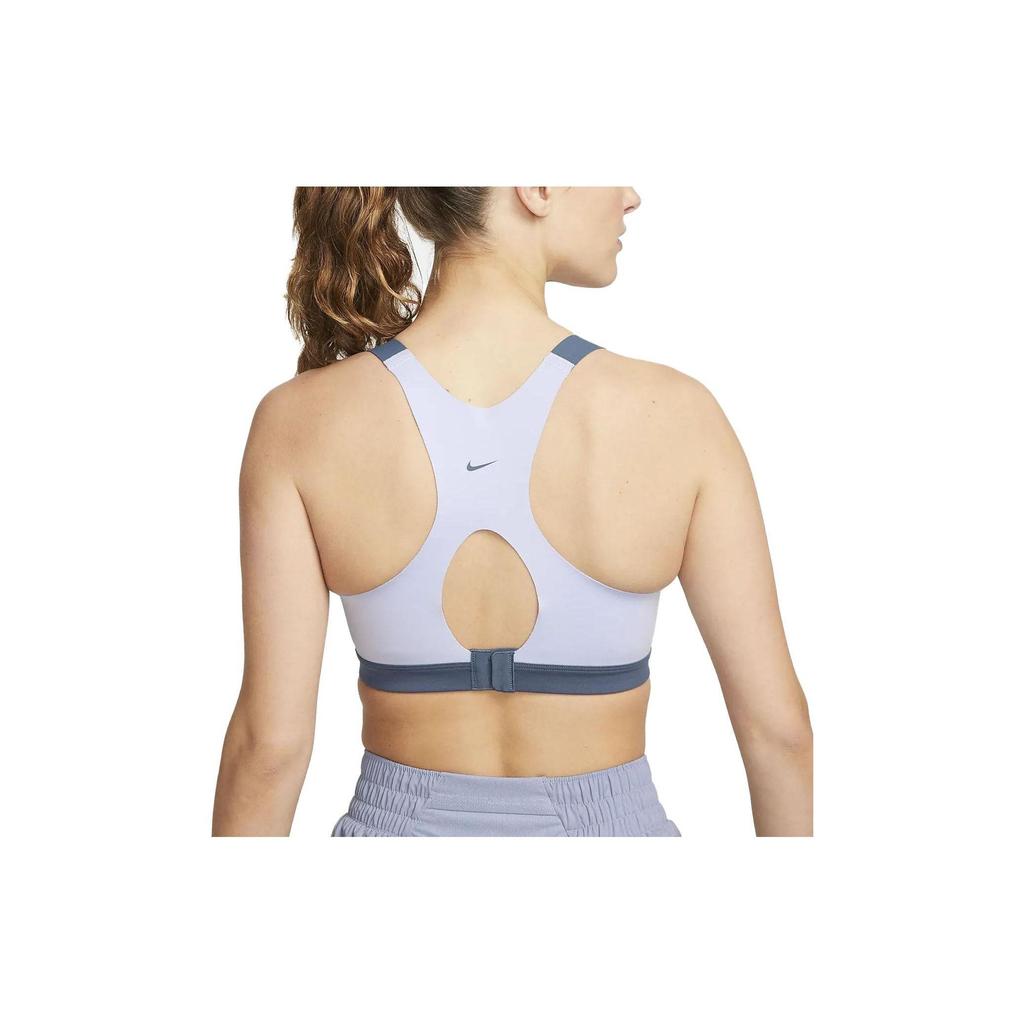 Nike Alpha Zippered Sport-BH Damen Unterwäsche Finn-Blau DD0437-491