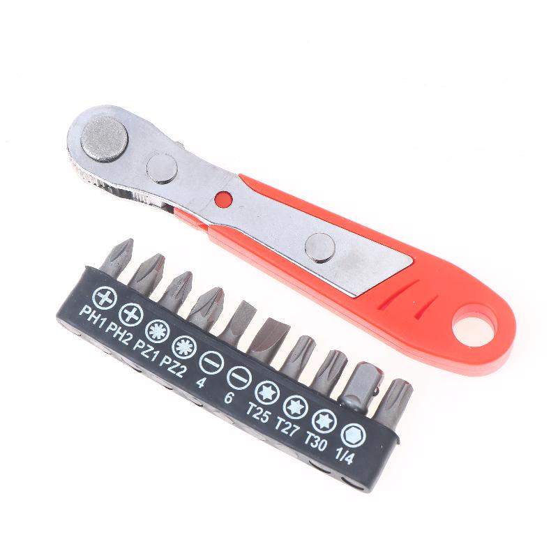 1 Stück Mini-Steckschlüsselschlüssel aus Kunststoff Ratsche Schnellratsche Ratschendreher Multifunktionaler Ratschendreher DIY Reparatur Handwerkzeuge