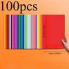 100 Sheets Premium A4 Cardstock Paper – Scrapbooking, Office & DIY (Vibrant Colors, Foldable & Tear-Resistant