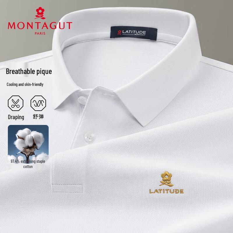 MONTAGUT Men's Ice Cool Stretch Polo Shirt