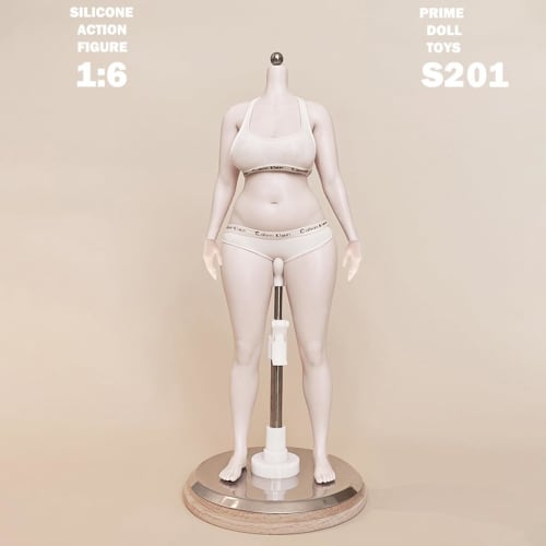 HiPlay PDTOYS 1/6 Scale Platinum Seamless Body S201 with Detachable Hands and Legs, Fair-Skinned Skin, Body Makeup, and Super Articulated Female Seaml