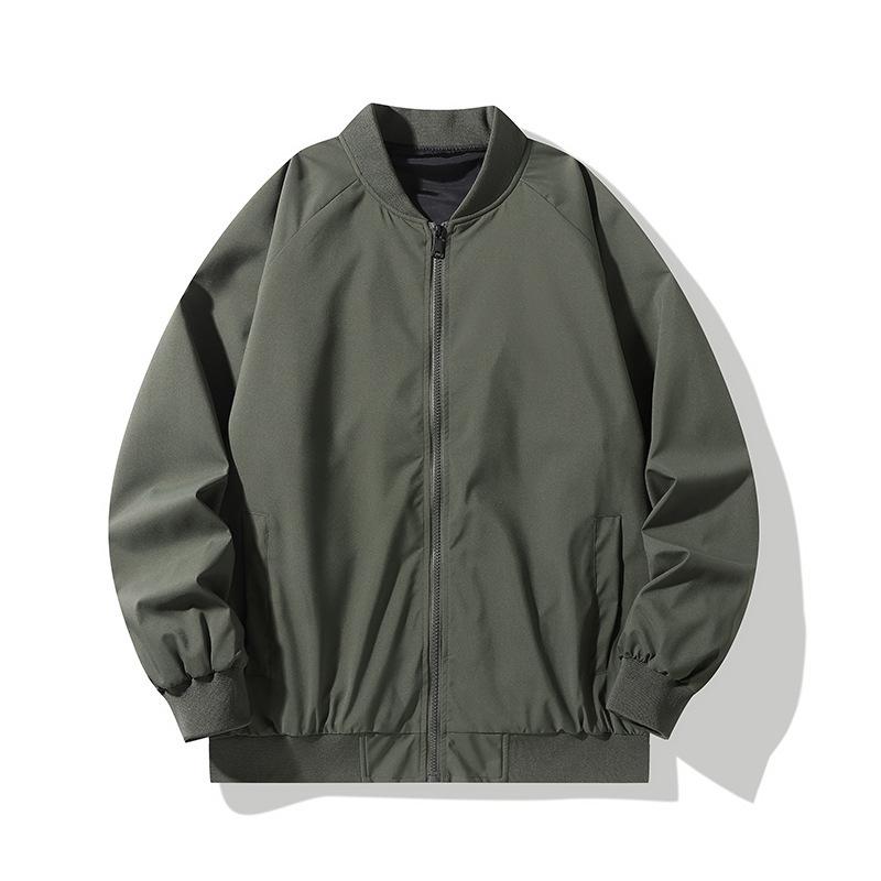 New Jacket Jacket Men's Spring and Autumn Trendy Brand Versatile Loose Baseball Collar Fashion Casual Top