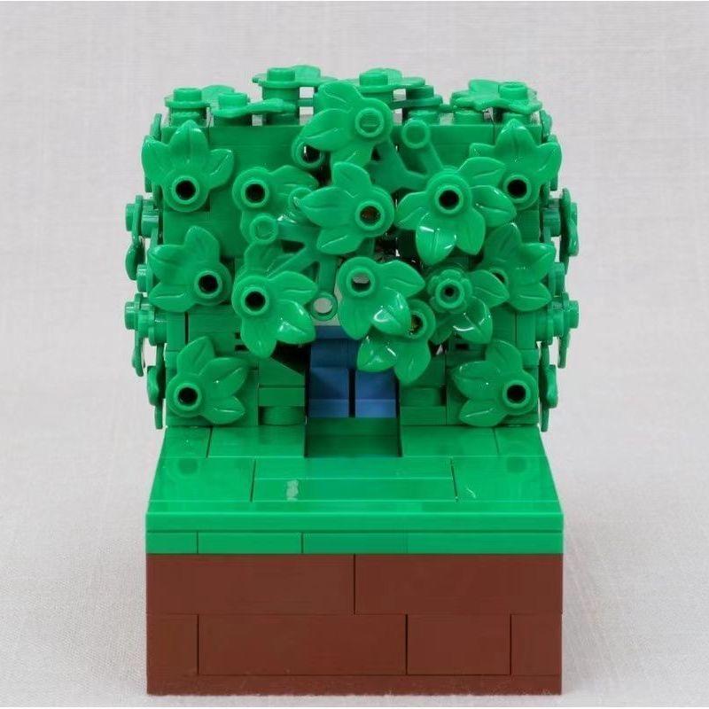 Moc Construction Block Homer Backing Into The Bushes Technology Blocks Birthday Christmas Holiday Diy Gifts Adults Toys
