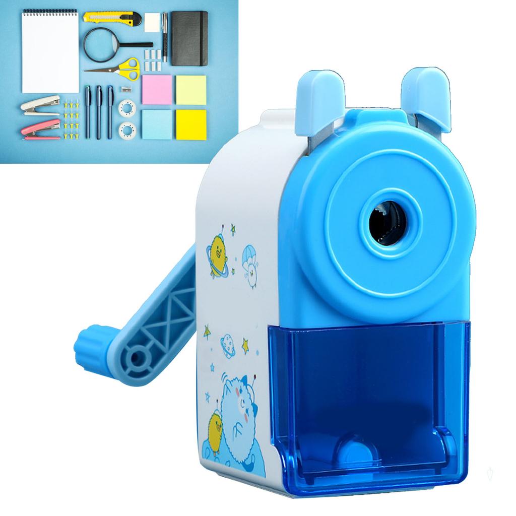 Pencil Sharpener Automatic Manual Pencil Sharpener Students Portable Pencil Sharpener for School Dormitory Library