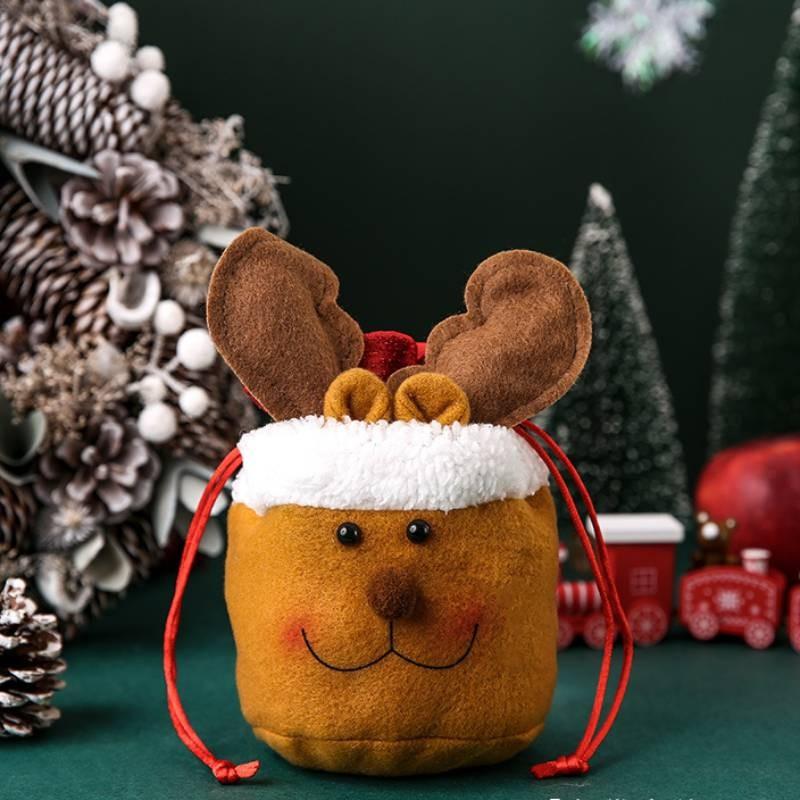 Adorable Christmas Apple Bags For Festive Decoration And Gift Wrapping For Kids