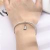 100%Stering White Madonna Of Brazil Charms Beads Virgin Pendant Fit Original Bracelet Diy For Women Jewelry