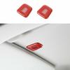 Top Microphone Cover Trim Bezel Decoration Red For Jeep Compass 17+ Renegade 18+
