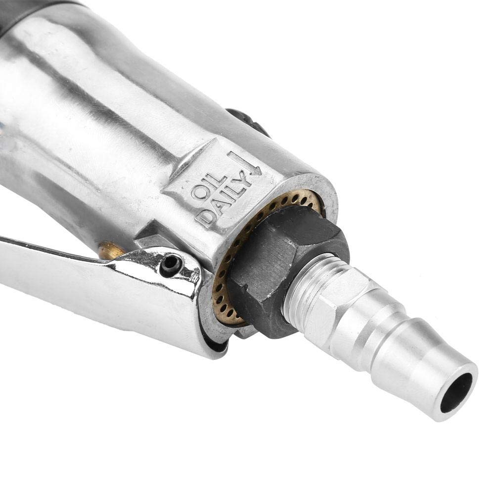 Akozon Adjustable Air Ratchet Wrench, 1/4" Square Drive, for Machine Building and Automotive Industries