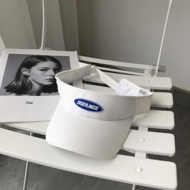 

Пустая кепка с козырьком, женская летняя корейская трендовая солнцезащитная шляпа от солнца, повседневная уличная бейсболка с пустым верхом для бега 56-58cm чёрный