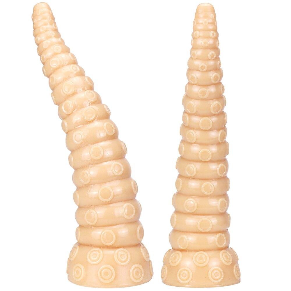 38cm Chobotnicové nohy Velká anální zátka Anální expandér Sexuální hračky pro dospělé Realistické dračí dildo Fisting BDSM Pegging Popruh na penis