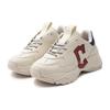 New MLB Big Ball Chunky A Cleveland Indians Anti Slip Wear Resistant Low Top Chunky Sneakers Unisex White 3ASHBLA3N-45NYD