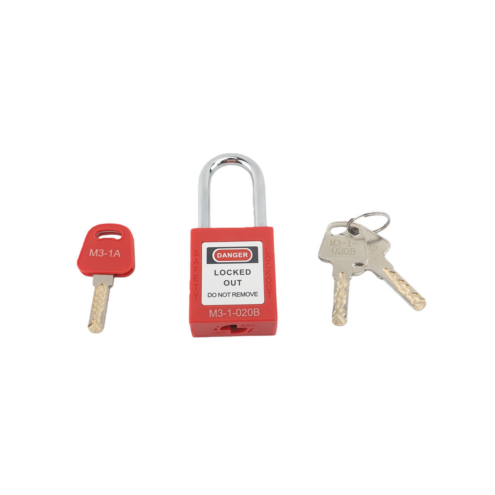 20 Sets Electrical Lockout Tagout Kit Stainless Steel Shackle Safety Padlock and Numbered Keys