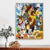 5D DIY Diamond Art Painting Kits for Adults, Spotted Dog Full Round Crystal Diamond Kits for Beginner for Home Wall Decorate