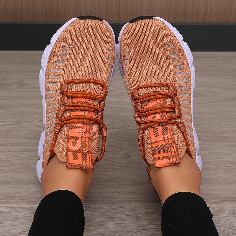 Women's Platform Sports Shoes with Fashionable Trendy Design Breathable Comfortable Shoes Outdoor Hiking  Walking Casual Shoes