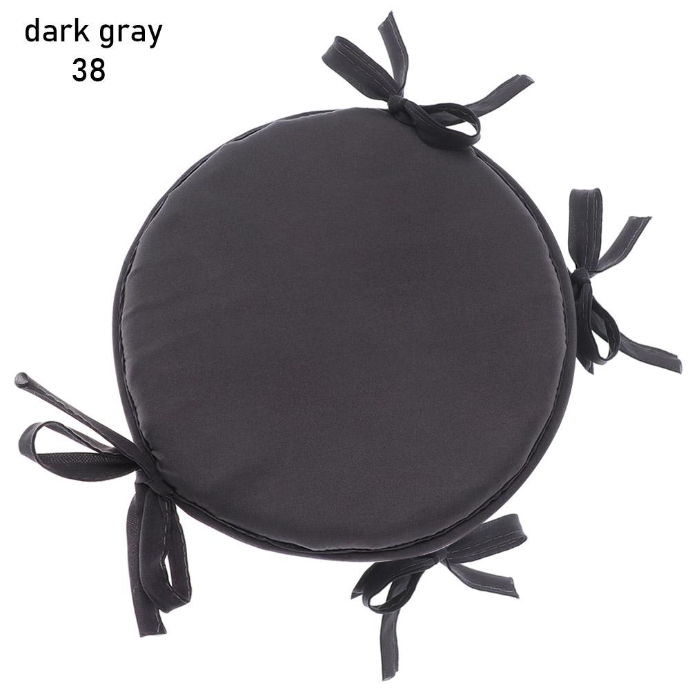 Solid Color Removable Round Kitchen Office Dining Sofa Car Seat Cushion Chair Pads