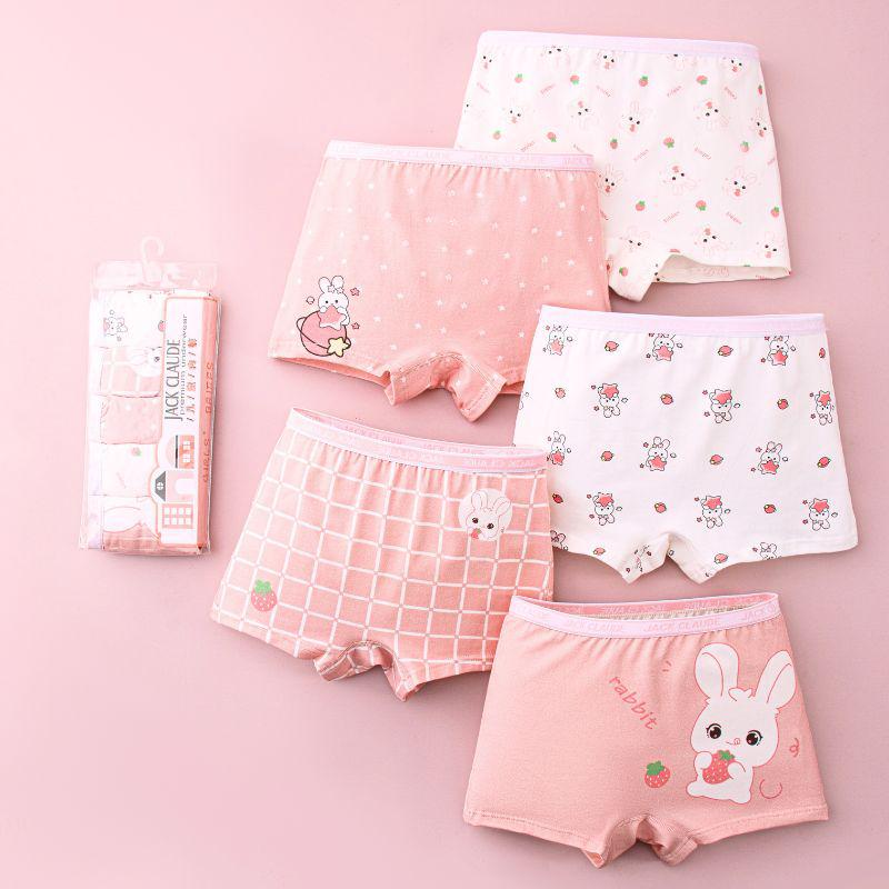 A-Class Cotton Girls' Summer Boxer Briefs - No Wedgies