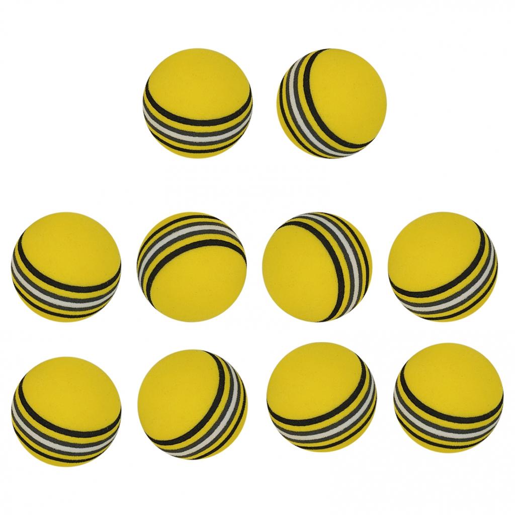 Colorful Rainbow Sponge Balls for Golf Swing Training (10pc Set)