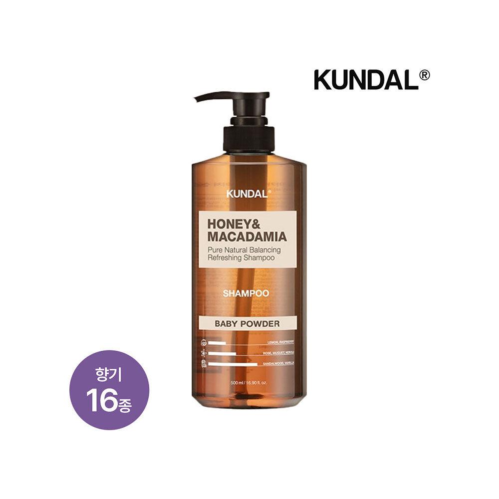 KUNDAL Honey & Macadamia Nature Shampoo 500ml x1 (Choose 1 of 16 scents) 09. Fuzzy Navel 500ml FREE