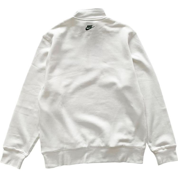 Nike Club Letter Logo Fashion Comfortable Soft Fleece Sweatshirt Men Sweatshirt White FZ0874133