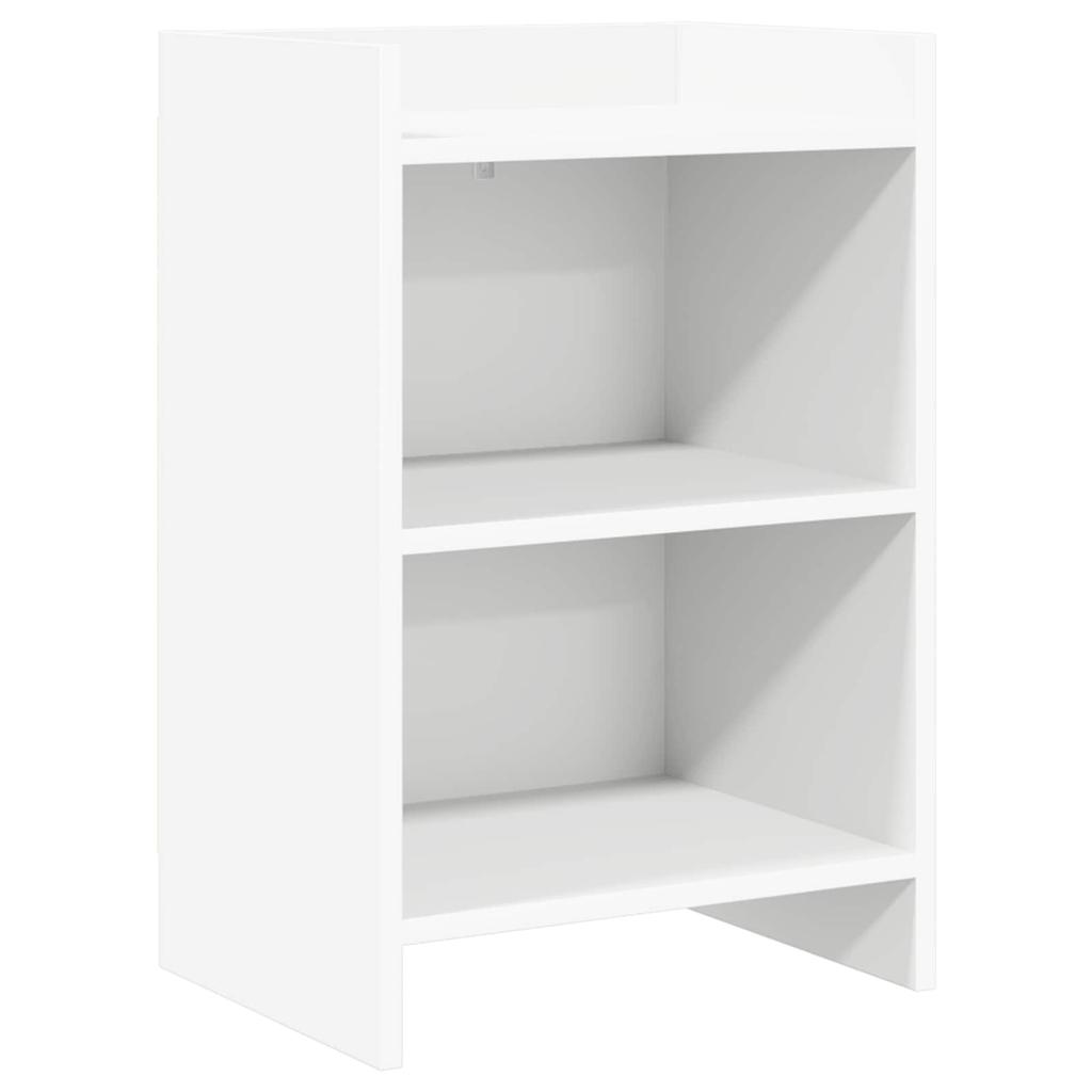 White Nightstands 40 x 30 x 60 cm Particleboard
