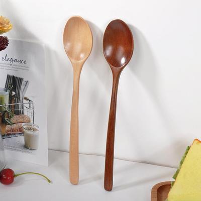 Wooden Spoon Tableware Kitchen Cooking Utensil Tools Soup Teaspoon Catering Cooking Utensil Tool Coffee Soup Teaspoon
