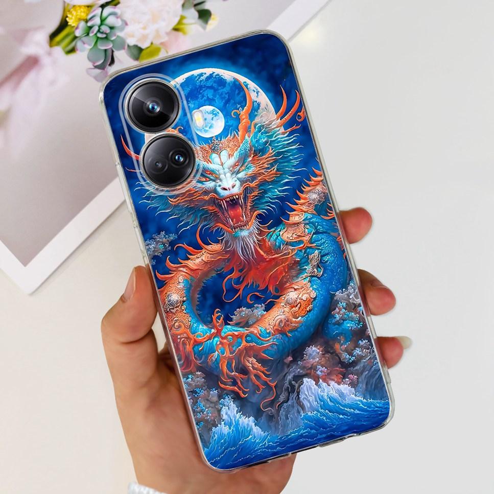 For Realme 10 Pro+ 6.7" RMX3687 Case Cute Cartoon Astronaut Cat Soft Silicon TPU Cover For Realme 10 Pro Plus Bumper Phone Case