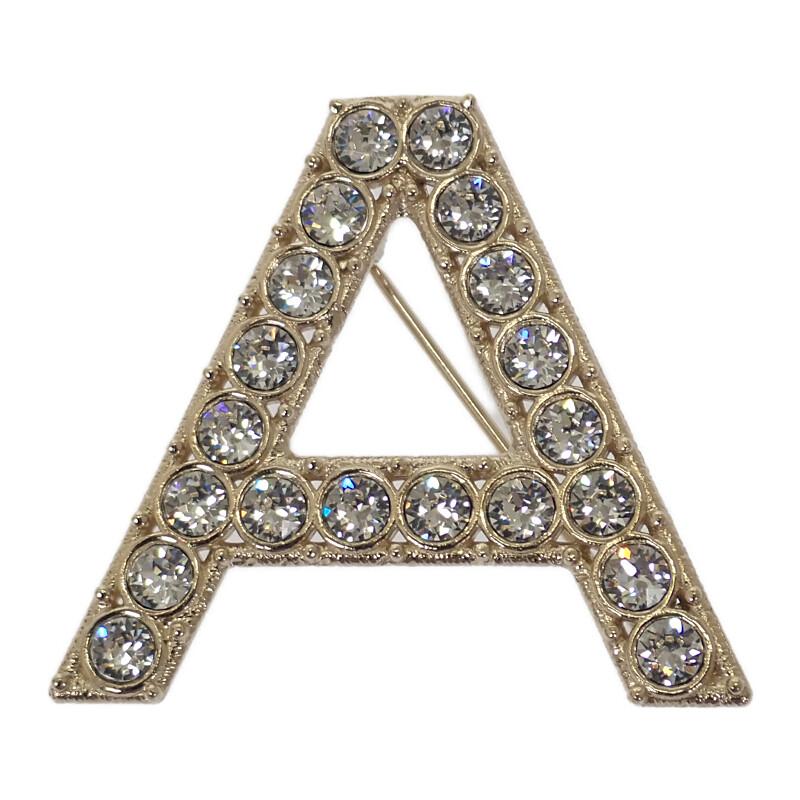 Chanel AB1368 Brooch Gold Metal Women