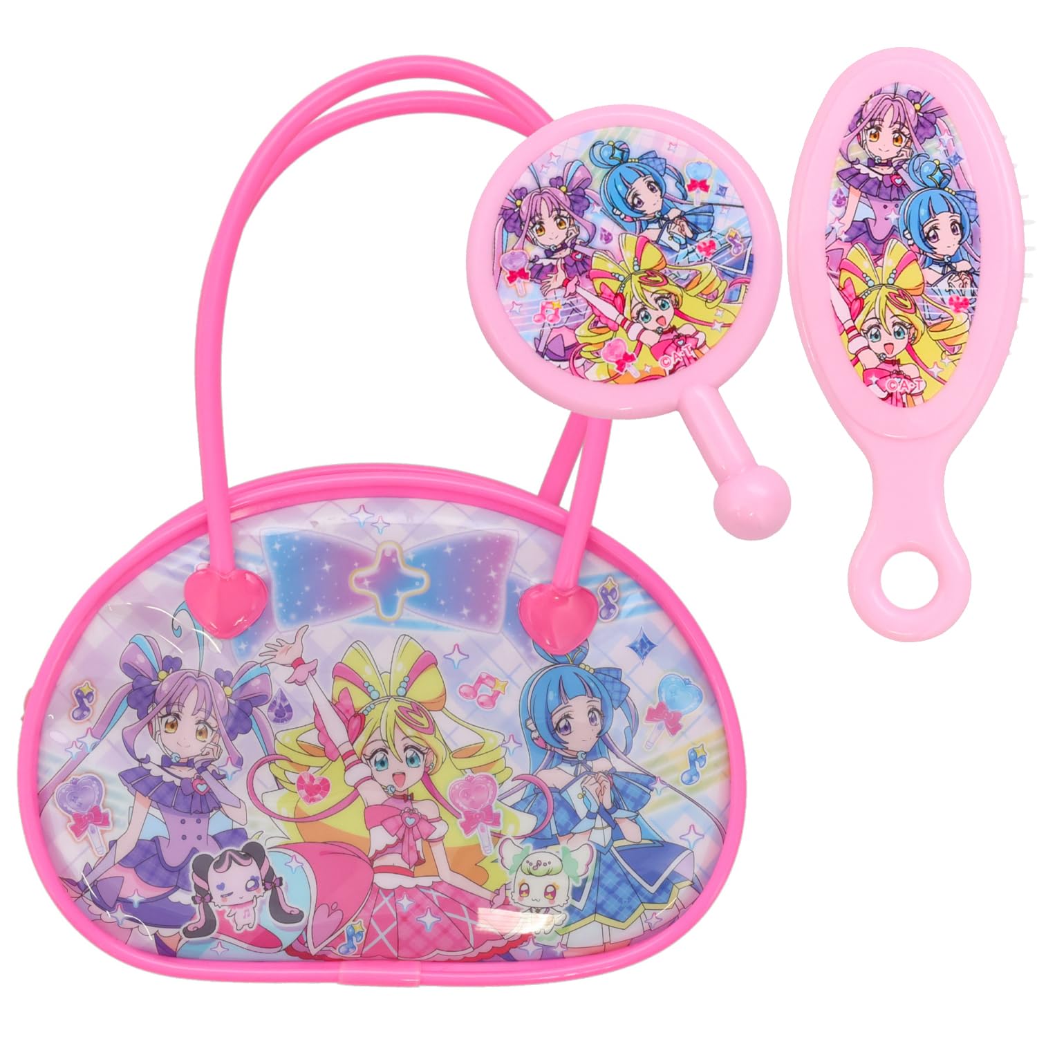 Набор для прогулок Shobido Kimi to Idol PreCure (розовый) Набор расческа и зеркало Товары PreCure