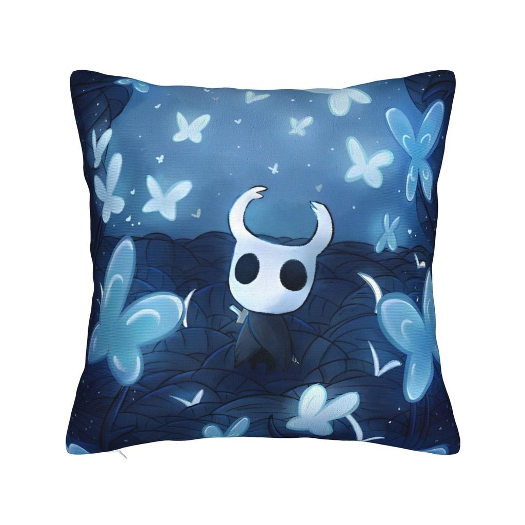 Hollow Knight Square Pillow Cases Indie Action Adventure Cushion Covers Customized Zipper Decorative Pillowcase for Living Room
