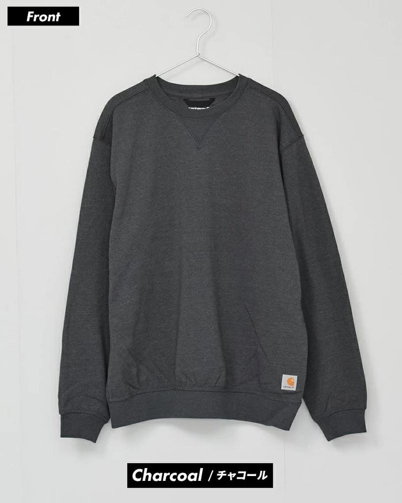 Carhartt Crew Neck Plus USA Solid Size M Men's Sweatshirt, Size, Thick, Model, Fleece-Lined, Color, Black, [Used]