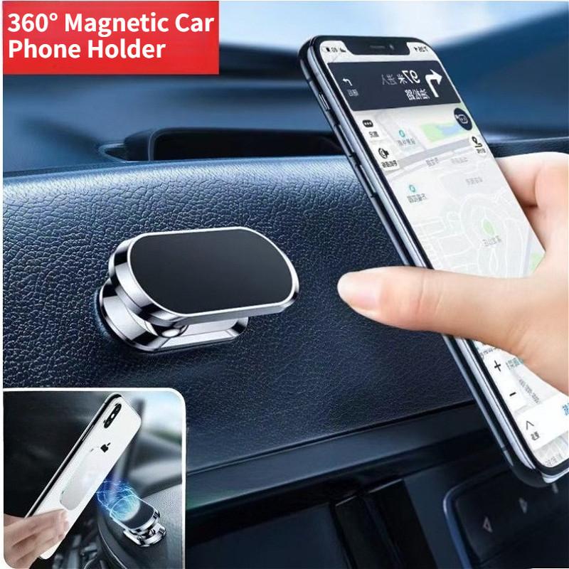 360° Magnetic Car Phone Holder Magnet Smartphone Mobile Stand Cell Support For iPhone 17 16 15 14 13 X Xiaomi Samsung