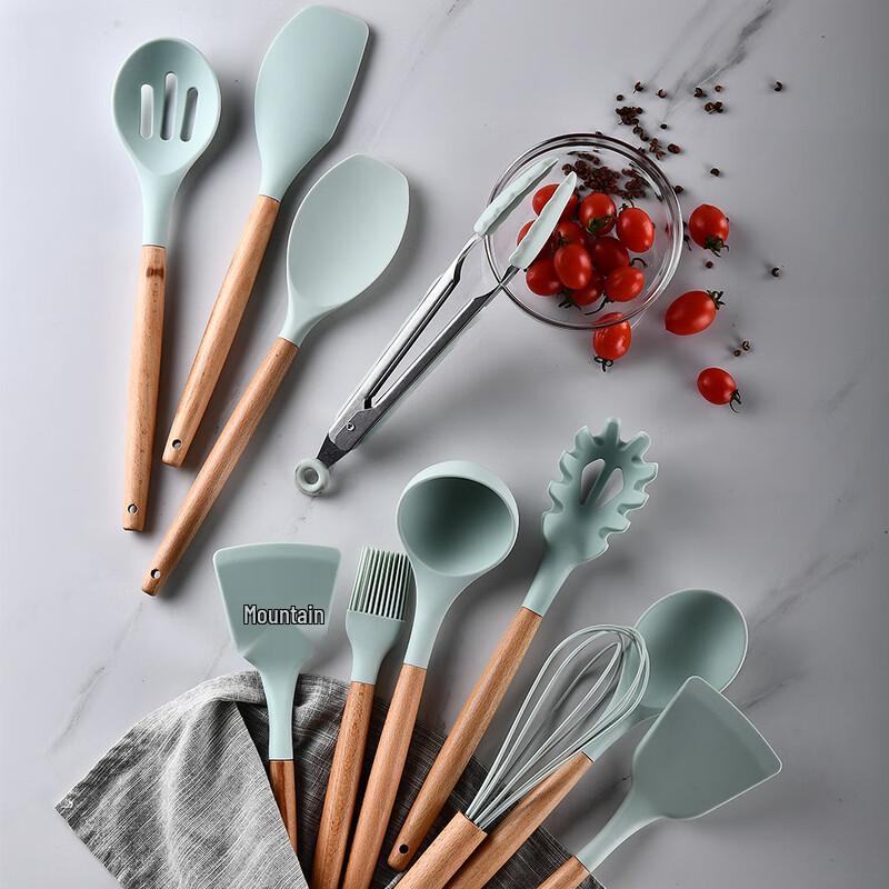ZISIZ 11-Piece Silicone Kitchen Utensil Set