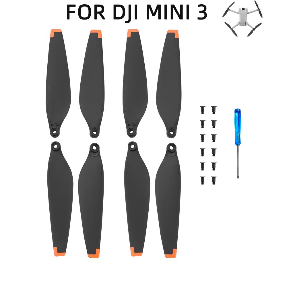 2/4 Pairs 6030F Propeller for DJI Mini 3 Drone Replacementt Light Weight Wing Fans Blade for Mini 3 with Screws Spare Accessory