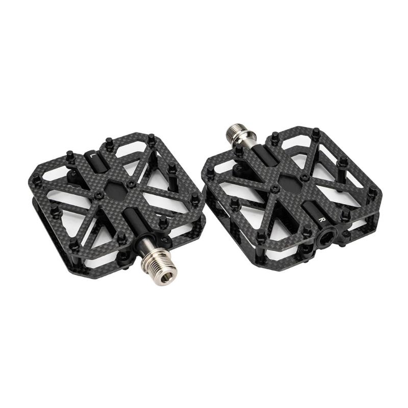Light Weight Bicycles Platform Pedals 3 Seal Bearings Nonslip Bicycles Pedals for Mountain Cycling Road Bicycles