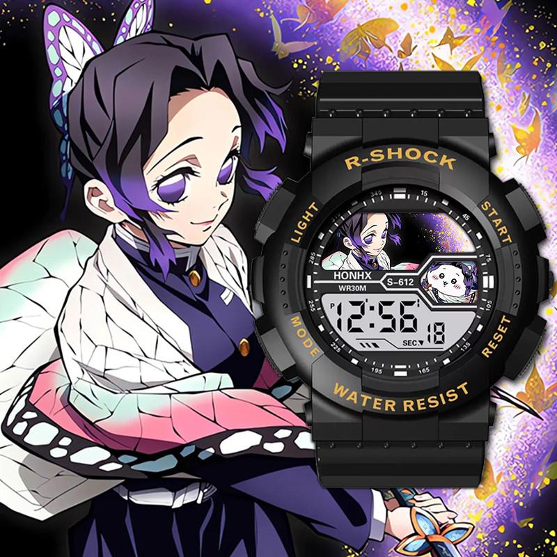 Anime Demon Slayer Armbåndsur Agatsuma Zenitsu Nezuko Tanjirou Kvarts Klokke Gave