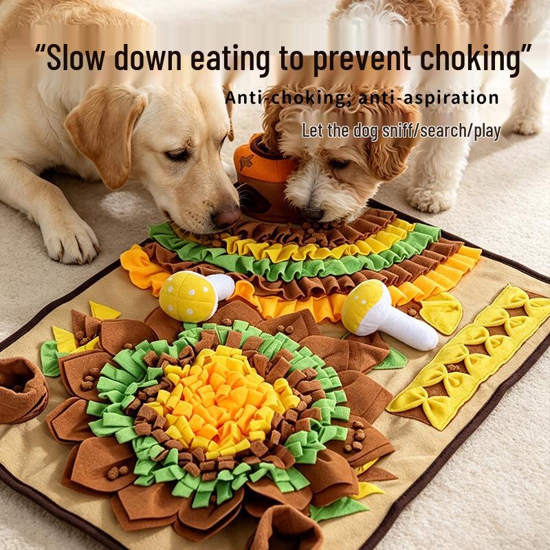 Cross-Border Dog Puzzle Toy: Sounding, Sniffing, and Educational Decompression Mat