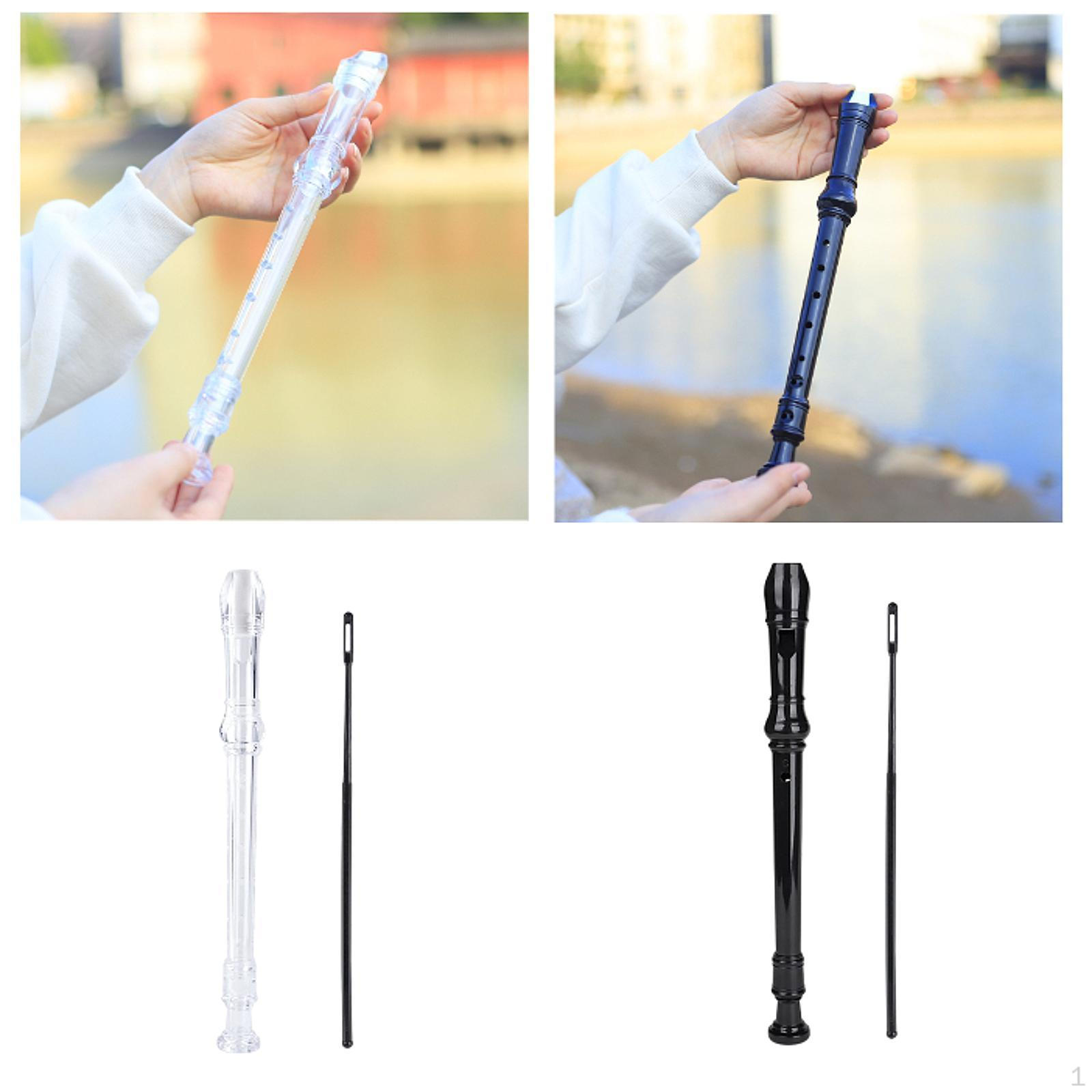 

8 Hole Treble Flute Descant Recorder for Students And Teachers чорний