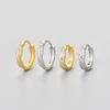 Minimalist Rhinestone Cross Hoop Earrings For Women Simple Studs Versatile Daily Fashion Jewelry Elegant Ear Clips