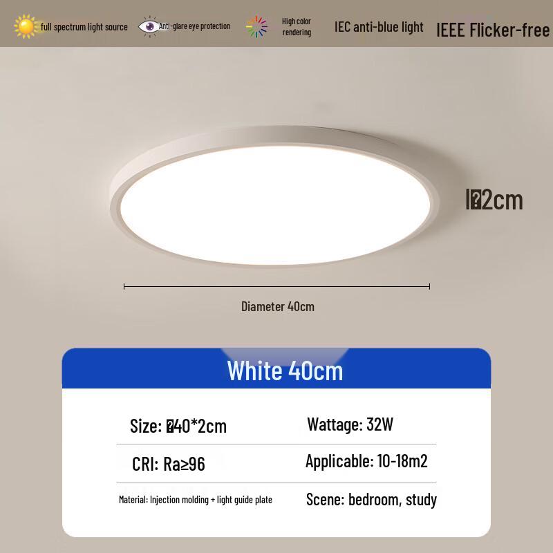 UOSU Modern Minimalist Round LED Ceiling Light