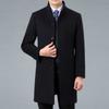 Woolen coat men's mid-length winter new style middle-aged men's wool coat autumn and winter daddy cashmere thick windbreaker
