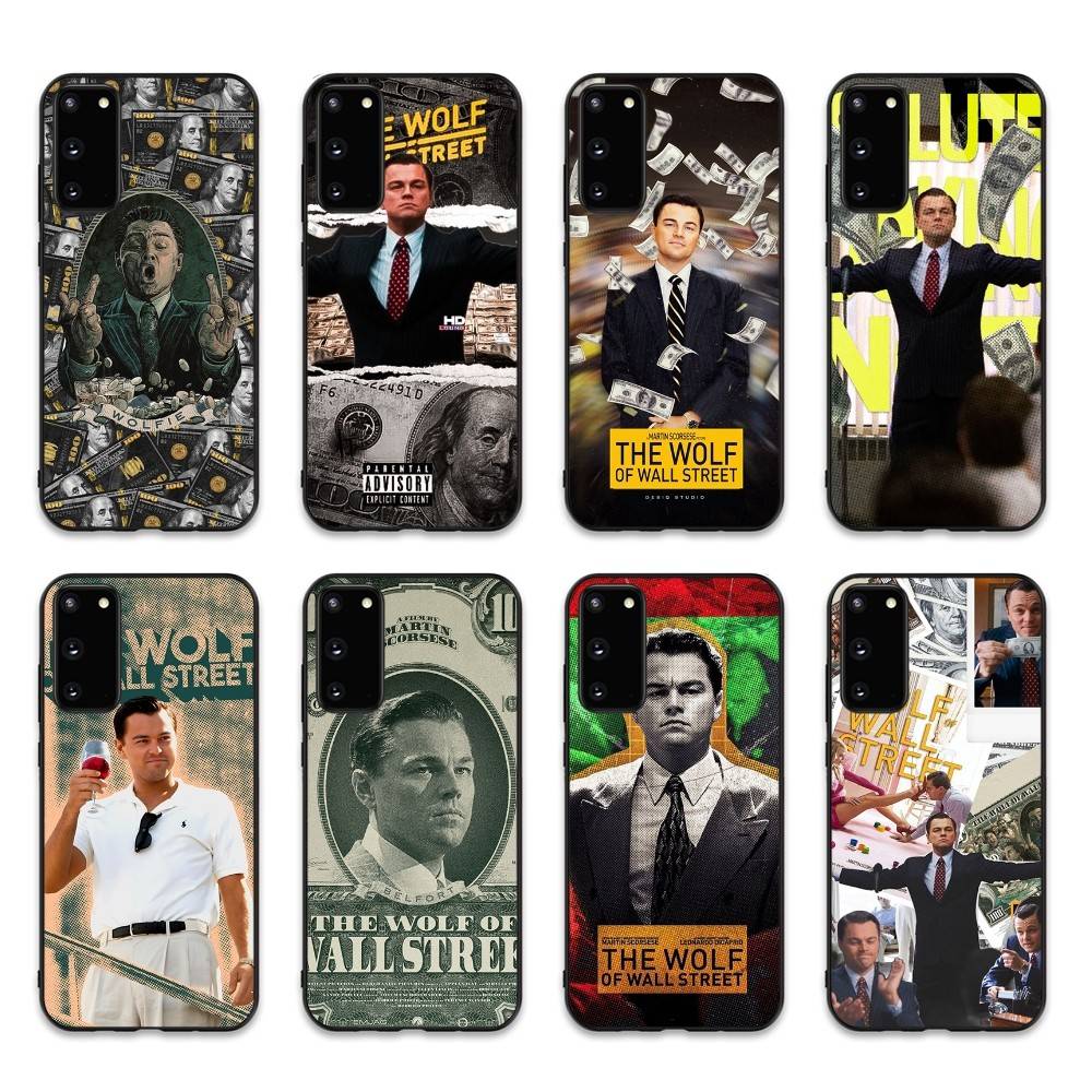 Classic Movie W-Wolf Of W-Wall S-Street Phone Case For Samsung S 24 Fe 25 Ultra Plus 20 Lite 21 30 22 23 24 22 Ultra 5G Fundas