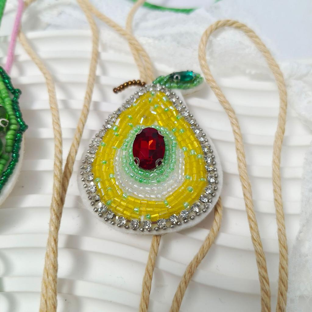 5-10cm Coconut Tree Decor Rainbow Patch Beaded Pendant For Clothing Applique Tropical Decor Wall Decor