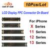 10 Piezas Conector FPC de Pantalla LCD en Placa Base para iPhone 12 13 Mini 11 Pro Promax XS Max X XR Conector FPC de LCD en Placa