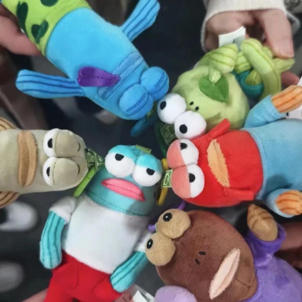 Genuine Bikini Botton Buddies Series Funny Plush Pendant Blind Box Trendy Doll Collection Cartoon Backpack Pendant Surprise Gift