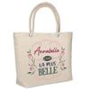 Tote Bag - PLANETEE - Anne the Most Beautiful - Insulated - Natural Jute - Large Capacity
