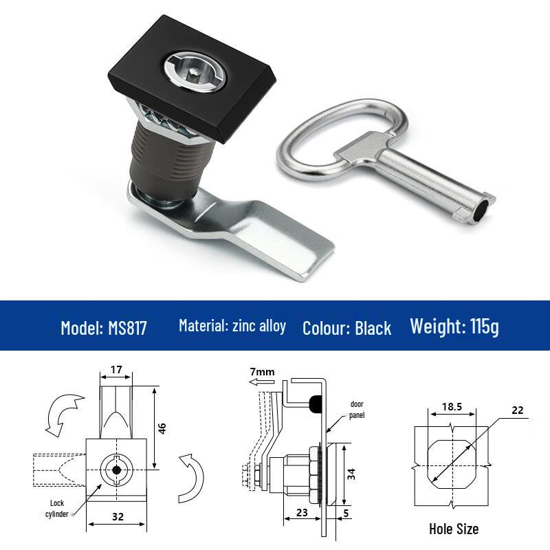 Moufook MS817 Cam Lock for Electrical Cabinets