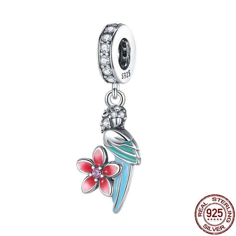 100% 925 Strerling Silver Bee Series Charms Fit Original Diy Bracelet Beads DIY Jewelry For Women